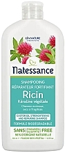 Шампунь для волосся з рициновою олією та рослинним кератином - Natessance — фото N3