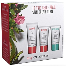 Набор - Clarins My Clarins Skin Dream Team Set (mask/15ml + cr/15ml + gel/30ml) — фото N3