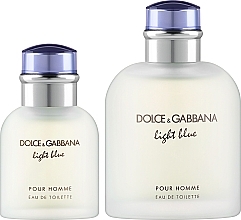 Духи, Парфюмерия, косметика Dolce & Gabbana Light Blue Pour Homme - Набор (edt/125ml + edt/40ml)