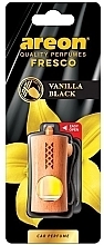 Парфумерія, косметика Ароматизатор для авто "Чорна ваніль" - Areon Fresco New Vanilla Black Car Perfume