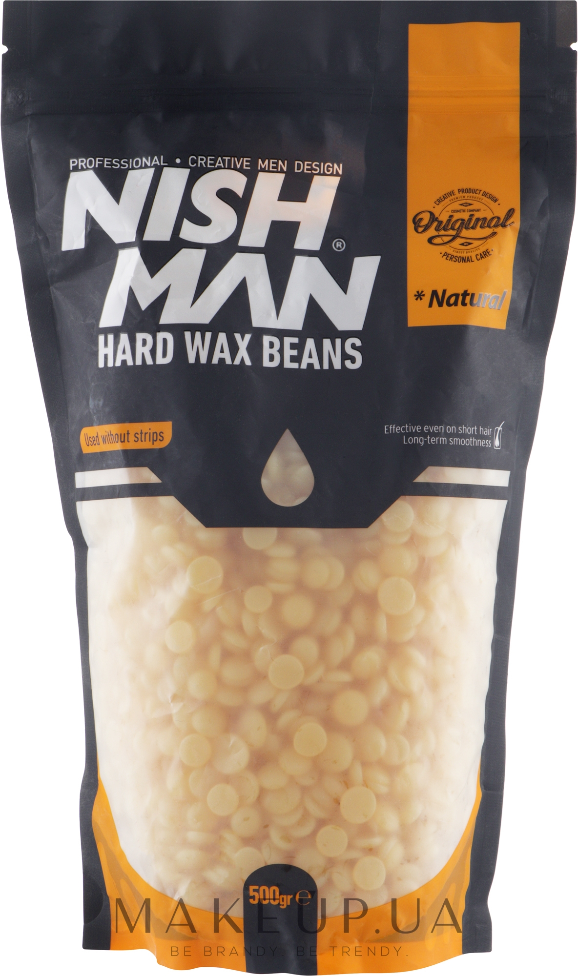 Віск для депіляції - Nishman Hard Wax Beans Natural — фото 500g