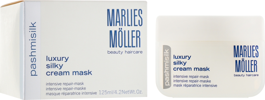 Інтенсивна шовкова маска - Marlies Moller Pashmisilk Silky Cream Mask