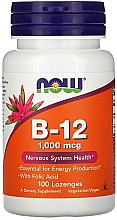 Парфумерія, косметика Вітамін B12, 1000 мг - Now Foods Vitamin B-12 1000mcg Lozenges