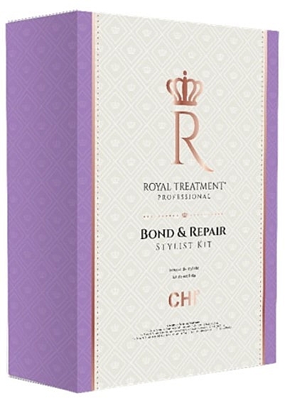 Набір - Chi Royal Treatment Bond & Repair Stylist Kit (shm/355ml + cond/355ml + lot/355ml) — фото N1