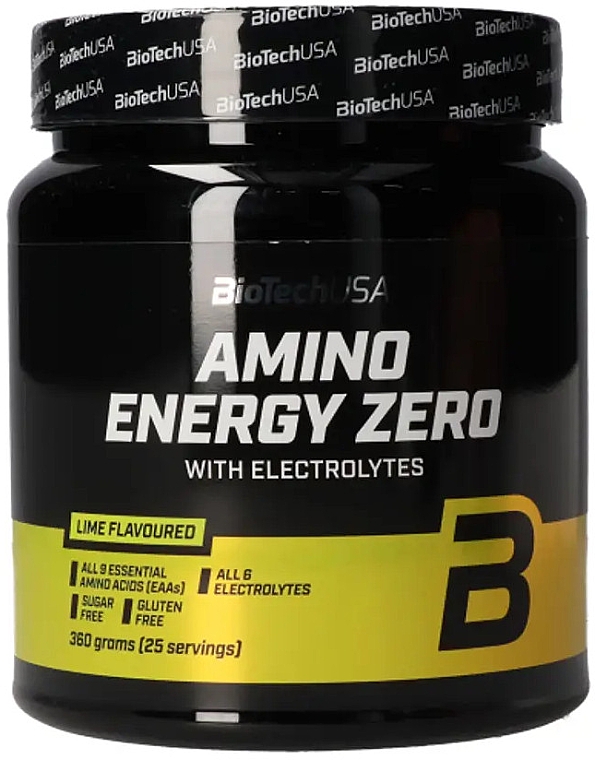 Амінокислоти "Лайм" - BioTechUSA Amino Energy Zero With Electrolytes Lime — фото N1