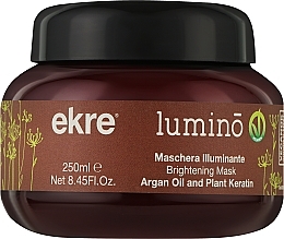 Парфумерія, косметика Маска з аргановою олією і кератином - Ekre Lumino Mask