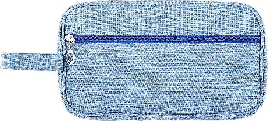Косметичка чоловіча дорожня з ручкою, LX-019C, 25.5х15х9.5 см, блакитна - Cosmo Shop — фото N1