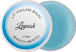 Бальзам для губ з ефектом об’єму "Манго+Ментол" - Lapush — фото N2