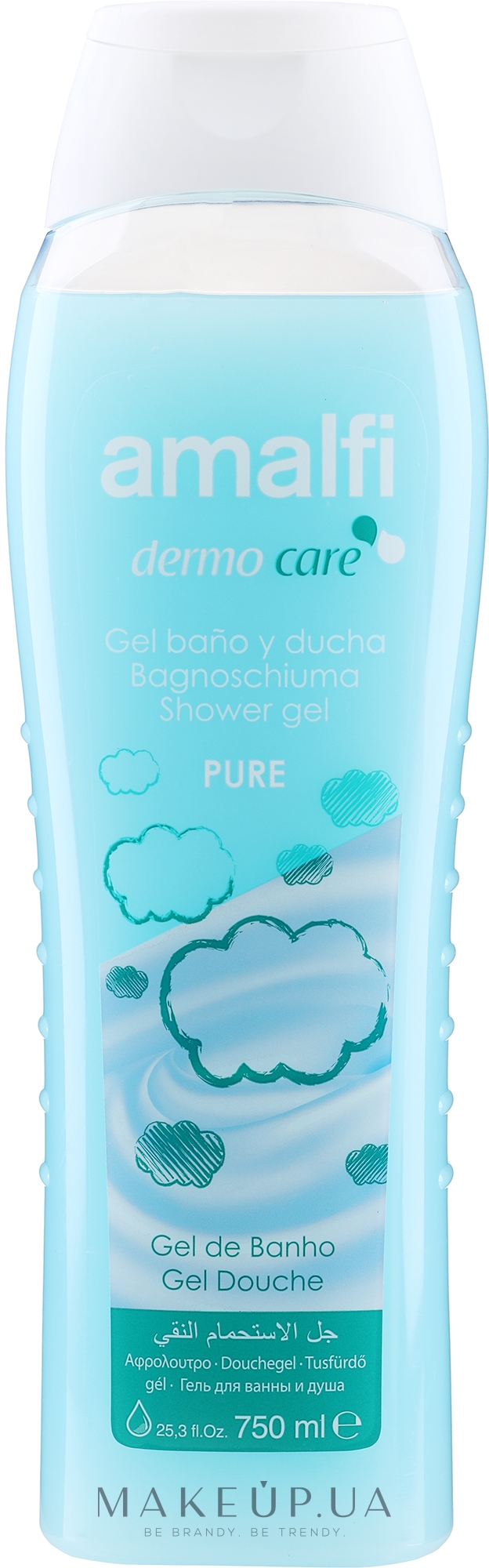 Гель для душа и ванны "Pure" - Amalfi Bath And Shower Gel  — фото 750ml