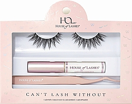 Парфумерія, косметика Набір - House of Lashes Can't Lash Without Kit (eyelashes/1шт + tweezers/1шт + adhesive/4ml)