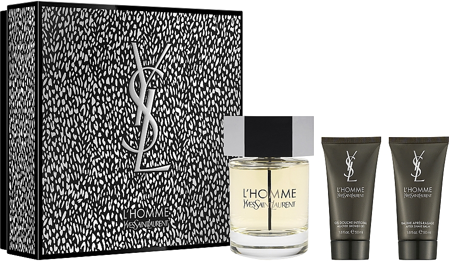 Yves Saint Laurent YSL L'Homme - Набор (edt/100ml + sh/gel/50ml + a/sh/balm/50ml)