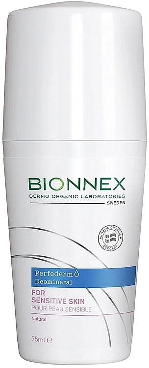 Роликовый дезодорант для чувствительной кожи - Bionnex Perfederm DeoMineral Roll-On for Sensitive Skin — фото N1