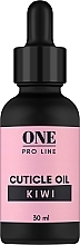Парфумерія, косметика Олія для кутикули з піпеткою - One Pro Line Cuticle Oil Kiwi
