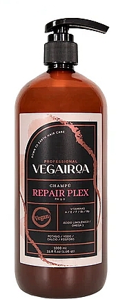 Шампунь для поврежденных волос - Vegairoa Repair Plex Shampoo — фото N2
