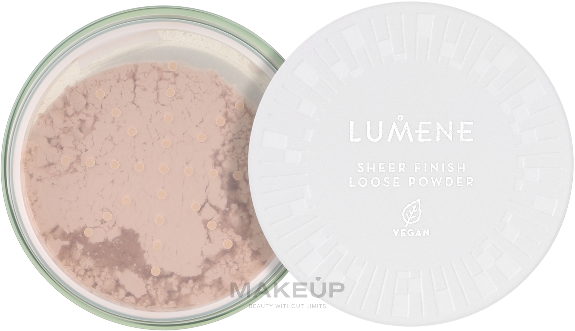 Рассыпчатая пудра для лица - Lumene Sheer Finish Loose Vegan Powder — фото Translucent