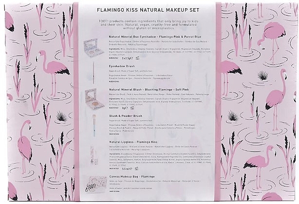 Набір, 6 продуктів - Toot! Flamingo Kiss Natural Makeup Box Set — фото N3