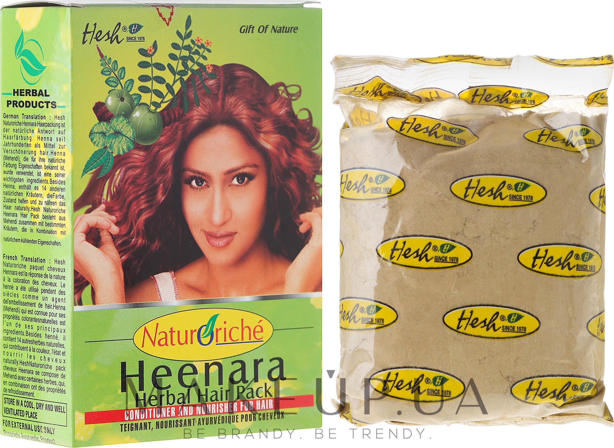 Хна для волос - Hesh Hennara Herbal Hair Pack — фото 100g