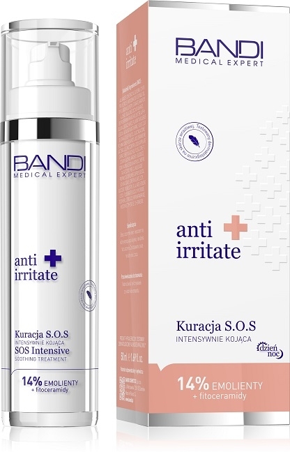 Заспокійливий крем для обличчя - Bandi Medical Expert Anti Irritate SOS Intensive Soothing Treatment