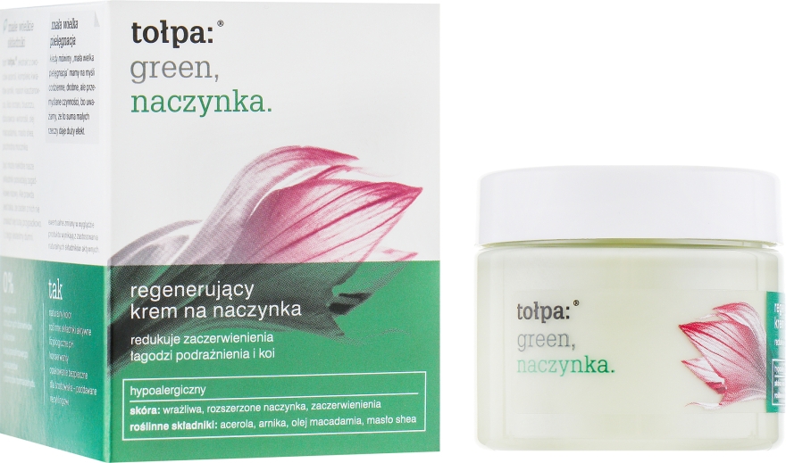 Крем для лица регенерирующий - Tolpa Green Capillaries Regenerating Cream — фото N1