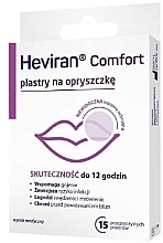 Пластирі від герпесу, 15 шт. - Polpharma Heviran Comfort — фото N1
