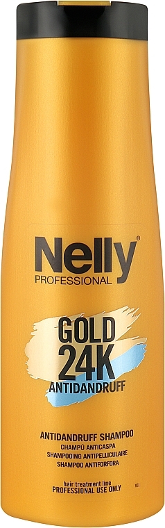 Шампунь для волос от перхоти - Nelly Professional Gold 24K Shampoo — фото N1