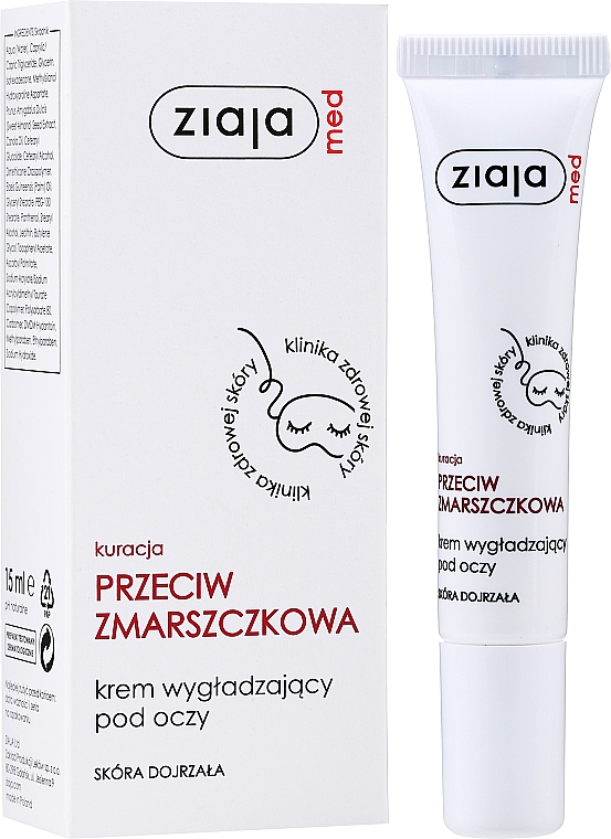 Антивіковий крем для шкіри навколо очей - Ziaja Med Anti-Wrinkle Treatment Smoothing Eye Cream Anti-Aging — фото N2