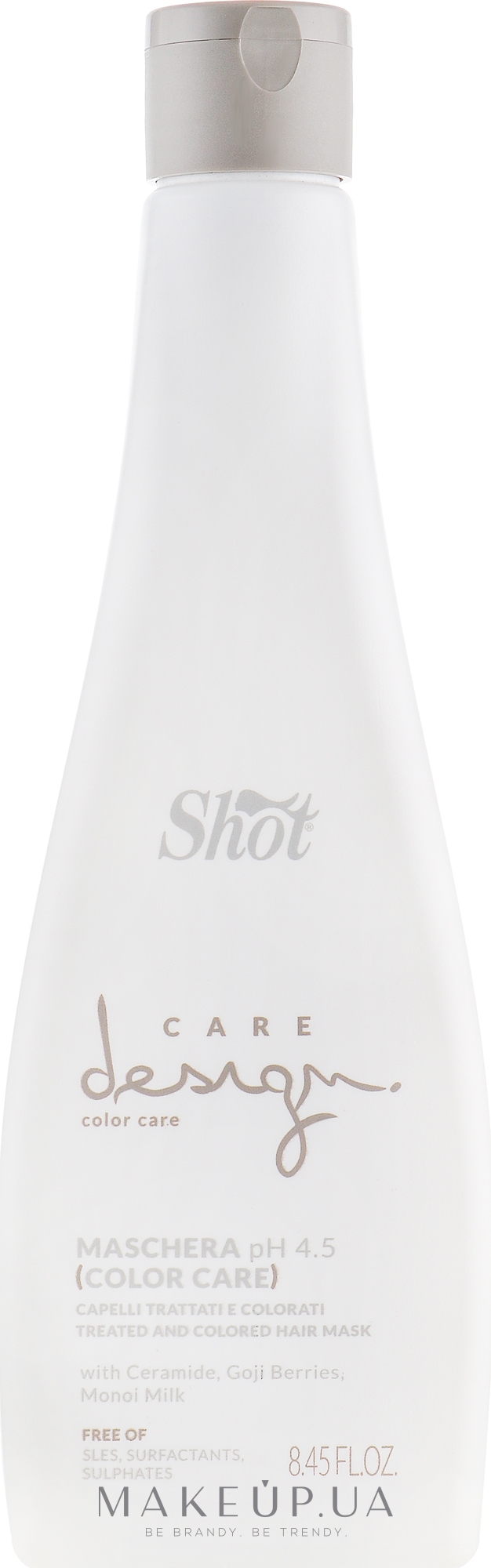 Маска для окрашенных волос - Shot Care Design Color Care Treated And Colored Hair Mask — фото 250ml