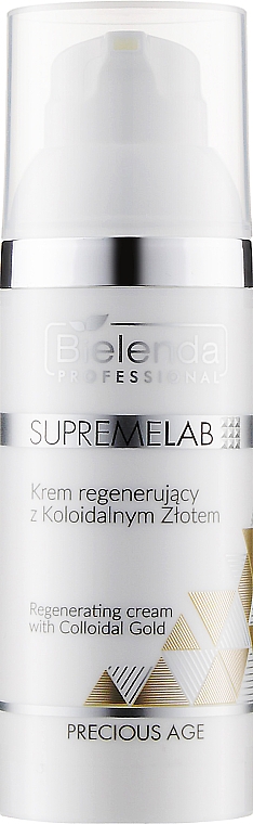 Відновлювальний крем з колоїдним золотом - Bielenda Professional SupremeLab Reti Regenerating Cream With Colloidal Gold — фото N1