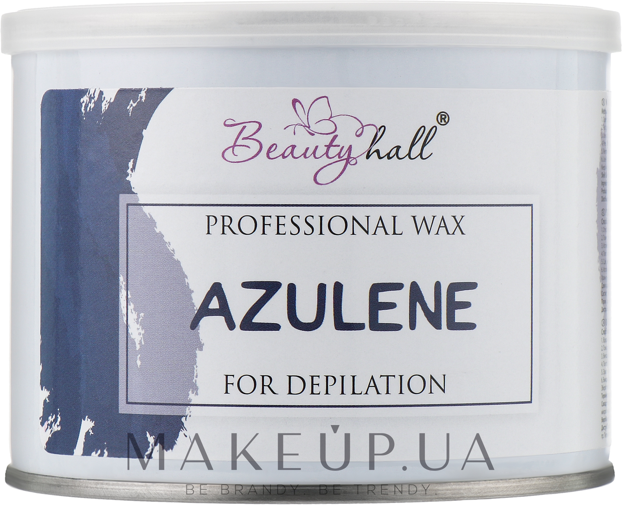 Воск для депиляции в банке "Азулен" - Beautyhall Azulene Professional Wax — фото 400ml