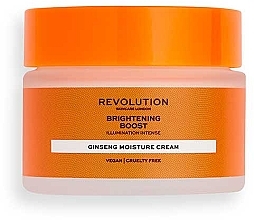 Зволожувальний крем для обличчя з женьшенем - Revolution Skincare Moisture Cream With Ginseng Brightening Boost — фото N1