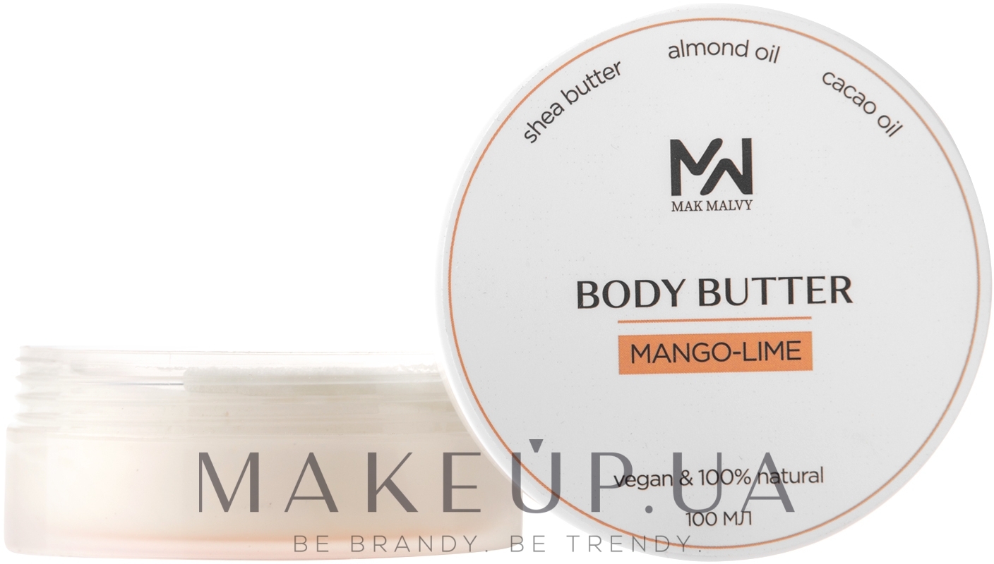 Батер для тіла "Манго-лайм" - Mak & Malvy Body Butter — фото 100ml