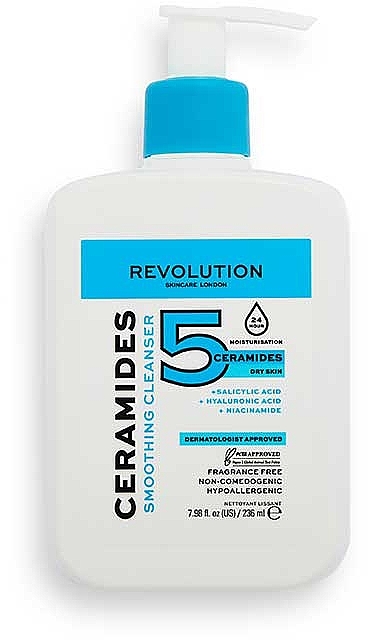 Гель для вмивання - Revolution Skincare Ceramides Smoothing Cleanser — фото N1