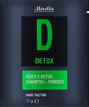 Духи, Парфюмерия, косметика Шампунь-пудра для всех типов волос - Mirella Gently Detox Shampoo-Powder (саше)