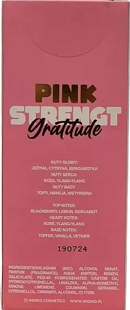 Ingrid Cosmetics Pink Strengt - Парфумована вода — фото N2