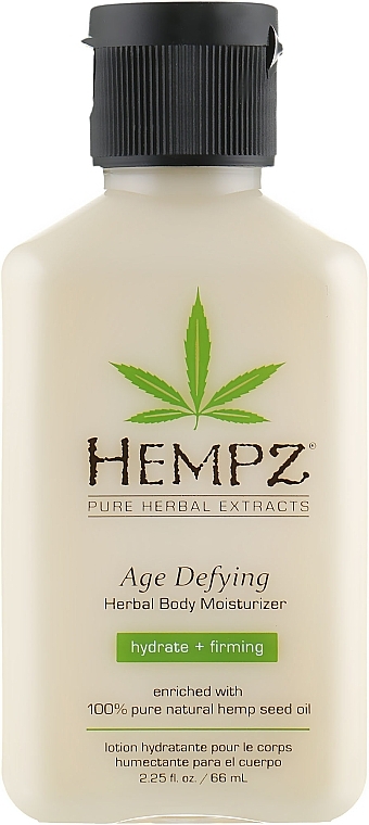 УЦЕНКА Антивозрастное увлажняющее растительное молочко для тела - Hempz Age Defying Herbal Moisturizer * — фото N1