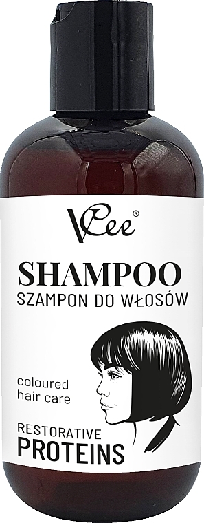 Шампунь для окрашенных волос - VCee Restorative Shampoo With Proteins For Coloured Hair — фото N1