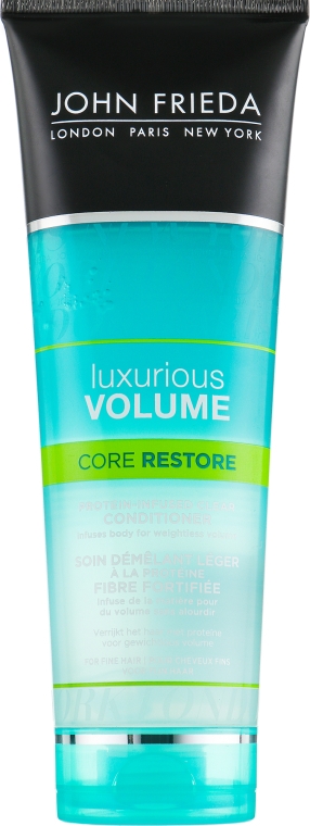 Кондиционер для волос "Екстра объем" - John Frieda Luxurious Volume Core Restore Protein-Infused Clear Conditioner — фото N1