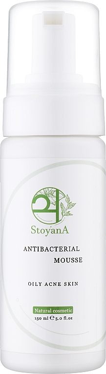 Антибактеріальний мус для обличчя - StoyanA Antibacterial Mousse Oily Acne Skin — фото N1