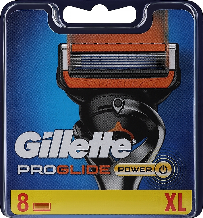 Змінні касети для гоління, 8 шт. - Gillette Fusion ProGlide Power — фото N1