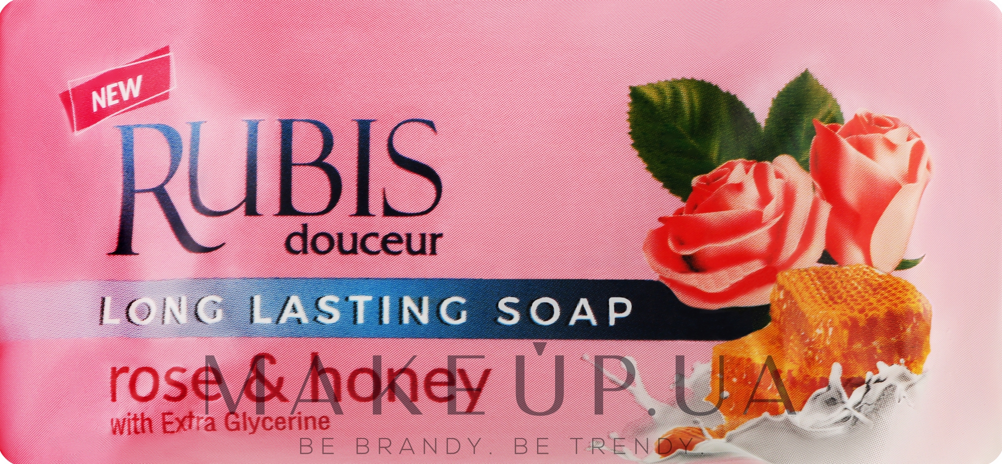 Мыло "Роза и мед" - Rubis Care Rose & Honey Long Lasting Soap — фото 110g