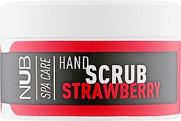 Парфумерія, косметика Скраб для рук - NUB Spa Care Hand Scrub Strawberry