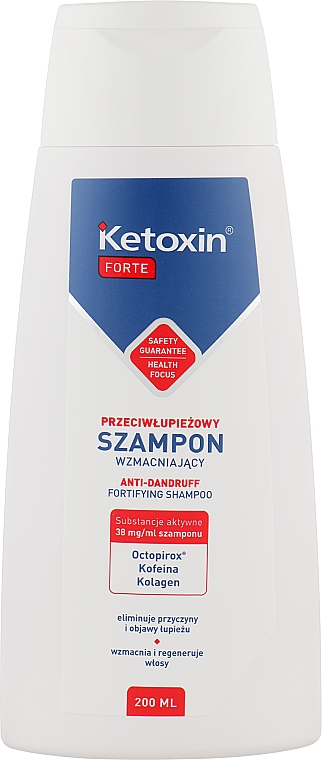 Шампунь для волос против перхоти - L'biotica Ketoxin Forte Strengthcting Anti-Dandruff Shampoo