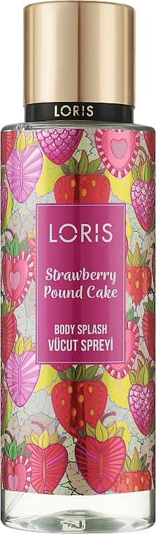 Міст для тіла - Loris Parfum Strawberry Pound Cake Body Spray — фото N1