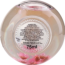 Масло для ногтей и кутикулы с розовыми цветами "Миндаль" - Silcare Cuticle Oil Almond — фото N2