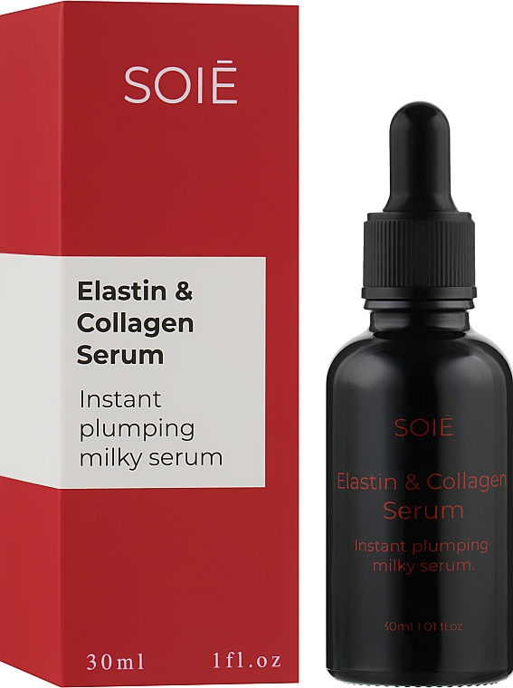 Активная сыворотка для лица с эластином и коллагеном - Soie Elastin & Collagen Serum — фото N2