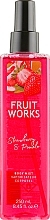 Парфумерія, косметика РОЗПРОДАЖ Спрей для тіла "Полуниця і помело" - Grace Cole Fruit Works Body Mist Strawberry & Pomelo *