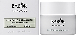 Крем рич для проблемной кожи - Babor Skinovage Purifying Cream Rich  — фото N2