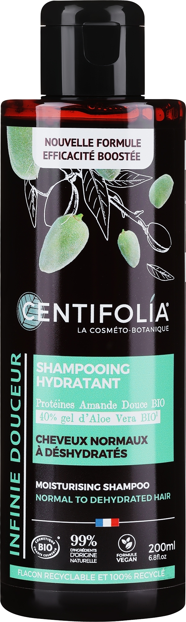 Увлажняющий шампунь для нормальных волос - Centifolia Moisturizing Shampoo  — фото 200ml