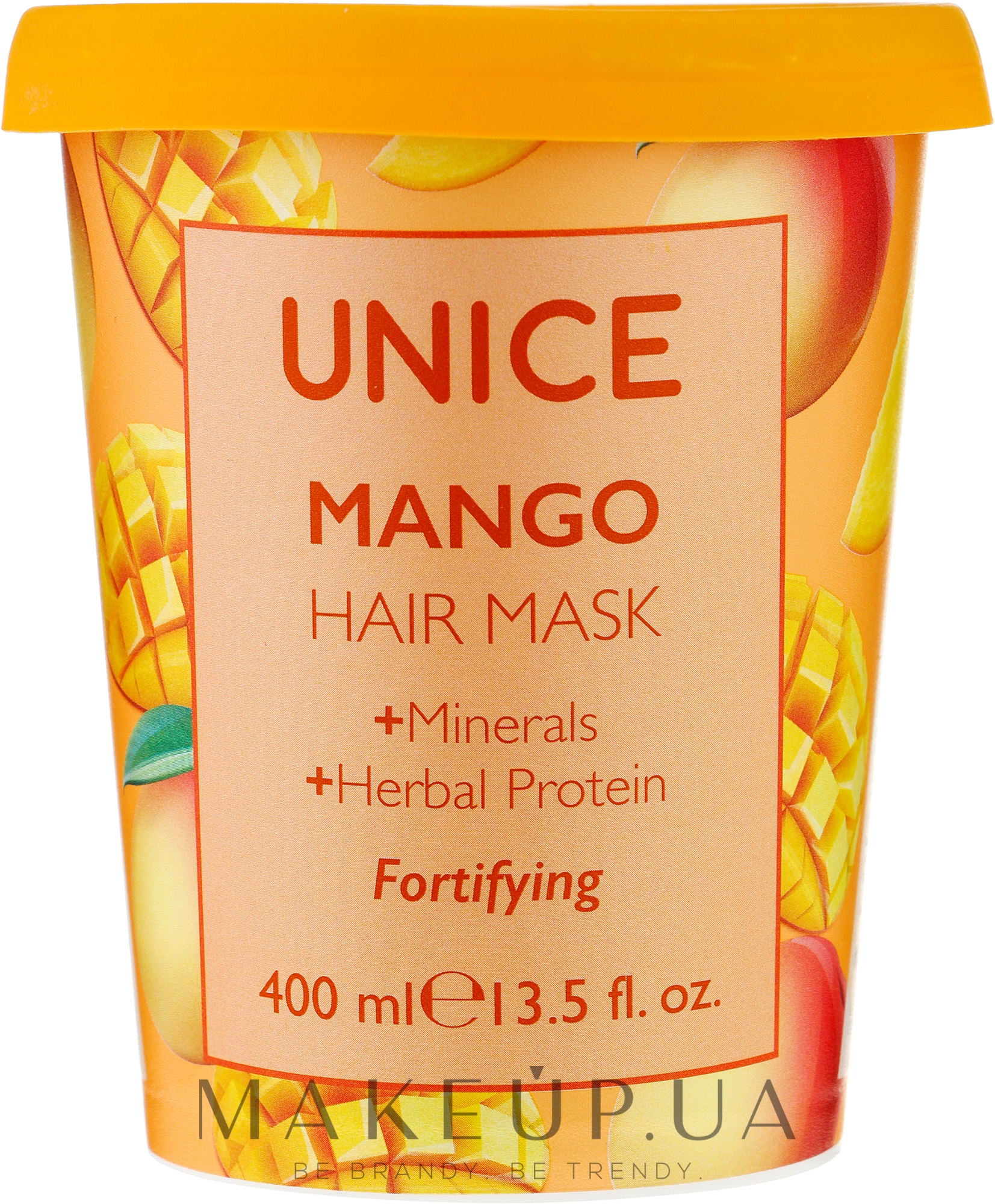 Маска для волосся "Манго" - Unice Mango Hair Mask — фото 400ml