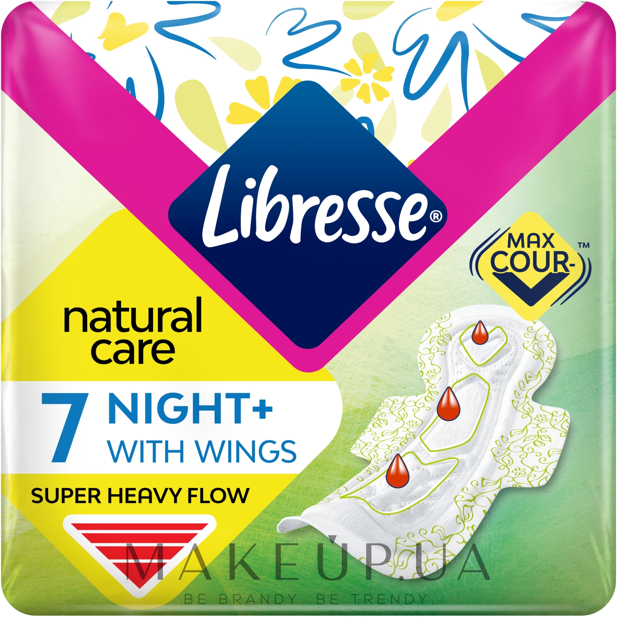 Гигиенические прокладки, 7шт - Libresse Natural Care Maxi — фото 7шт